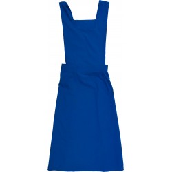 Pinafore Sekolah Menengah Perempuan -  Biru (VISCOSE)